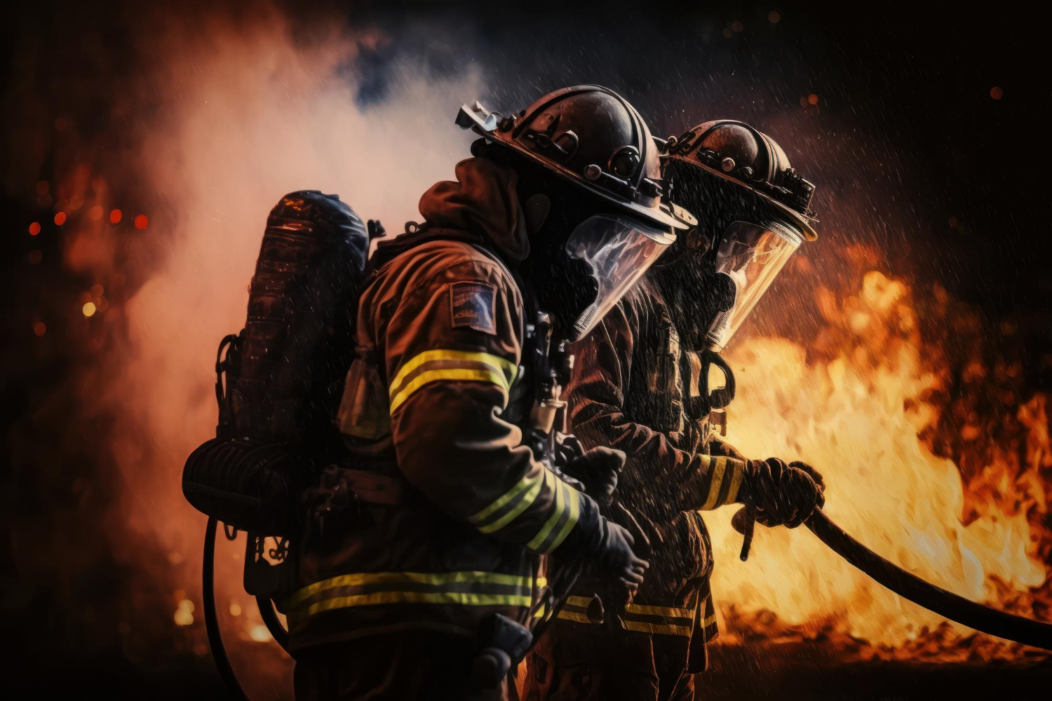 firefighters-attacking-fire-created-with-generative-ai-technology